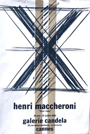 リトグラフ Maccheroni - First Time  Galerie Candela Cannes