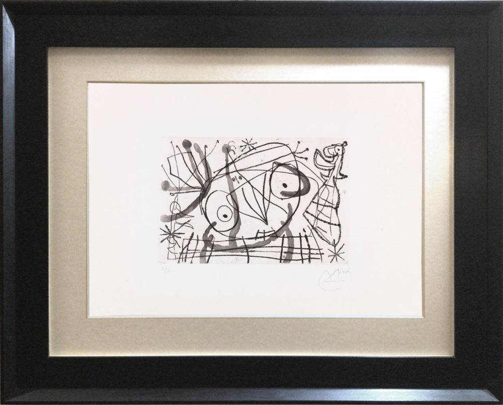 エッチングと　アクチアント Miró - Fissures