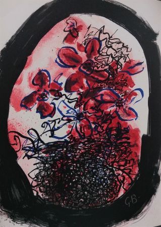 リトグラフ Braque - Fleurs