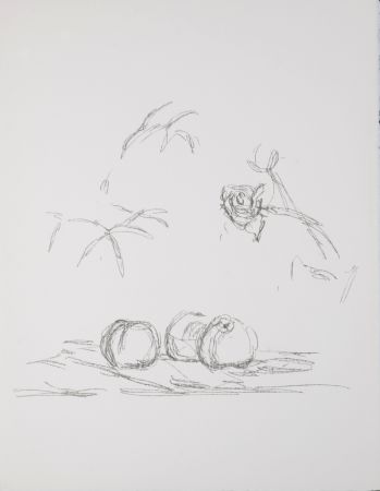 リトグラフ Giacometti - Fleurs, 1972