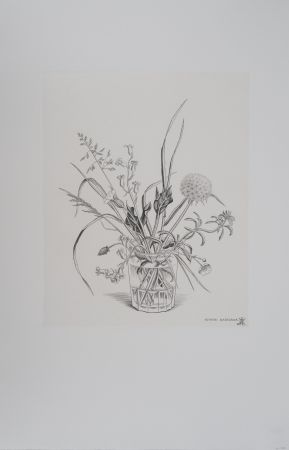 彫版 Hasegawa - Fleurs des champs dans un verre (automne)