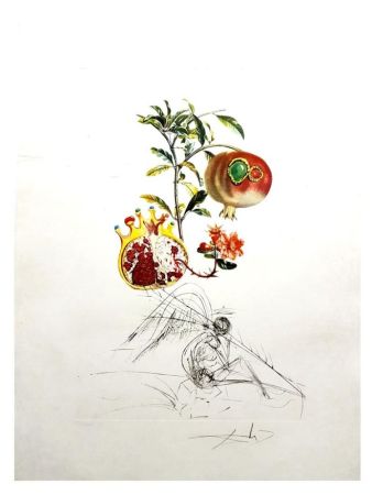彫版 Dali - Flordali - Grenade et l'Ange