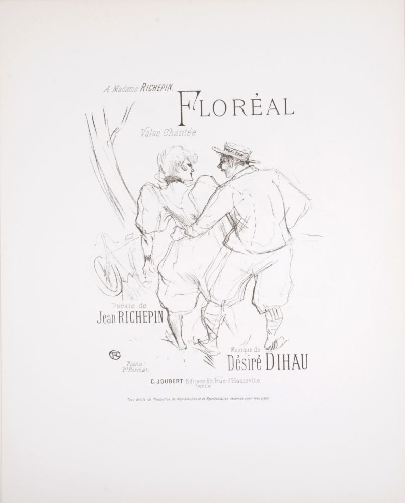 リトグラフ Toulouse-Lautrec - Floréal, 1895