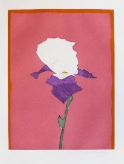 彫版 Scholder - Flower at Giverney 1