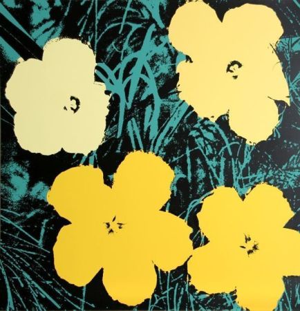シルクスクリーン Warhol - Flowers