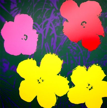 シルクスクリーン Warhol (After) - Flowers 11.65