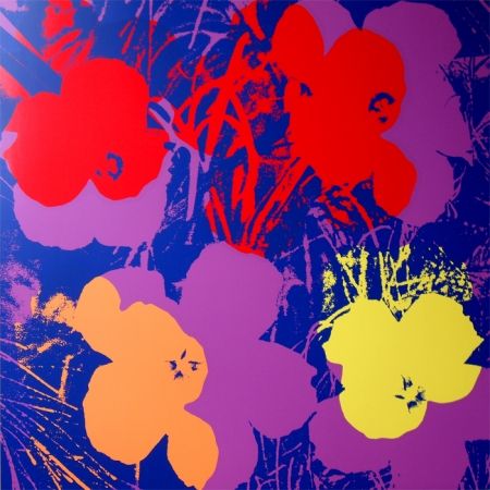 シルクスクリーン Warhol (After) - Flowers 11.66
