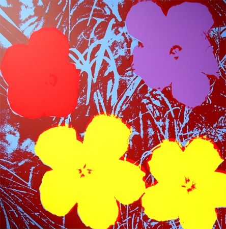 シルクスクリーン Warhol (After) - Flowers 11.71