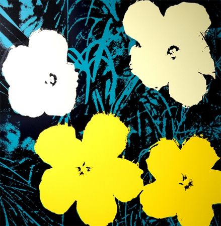 シルクスクリーン Warhol (After) - Flowers 11.72