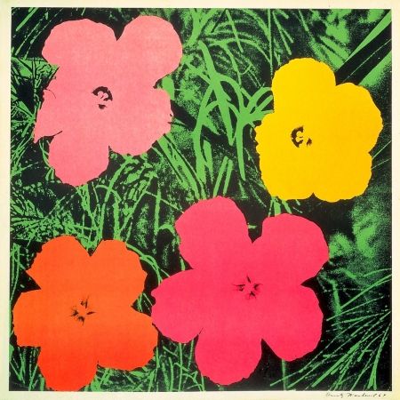 リトグラフ Warhol - Flowers 1964