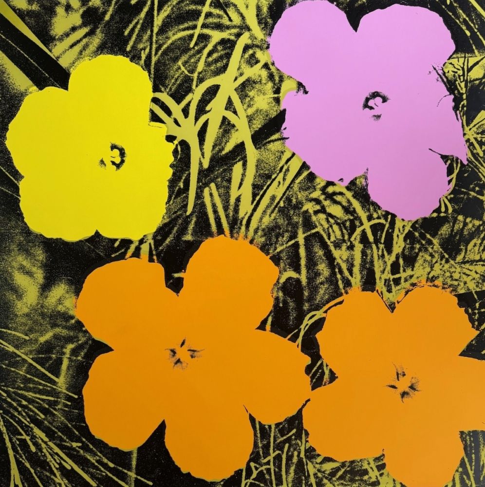 シルクスクリーン Warhol - Flowers #67