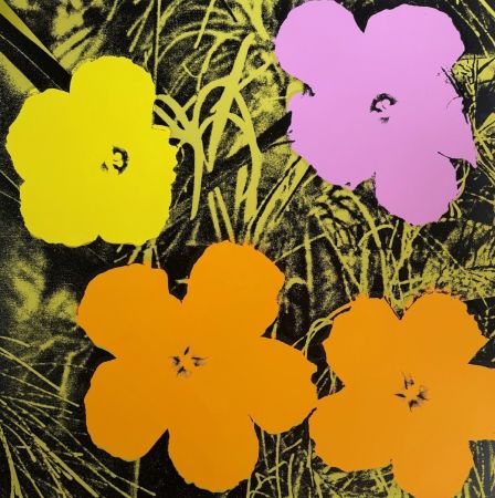 シルクスクリーン Warhol - Flowers #67