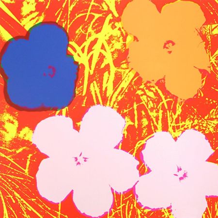 シルクスクリーン Warhol - Flowers 69