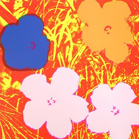 シルクスクリーン Warhol - Flowers 69