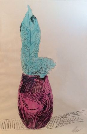 シルクスクリーン Warhol - Flowers Hand-Colored (FS II.115)