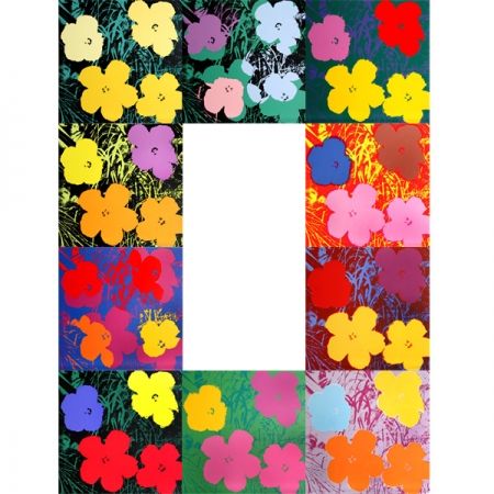シルクスクリーン Warhol - Flowers portfolio