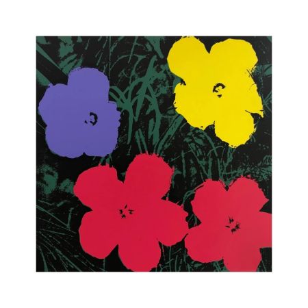シルクスクリーン Warhol - Flowers X 