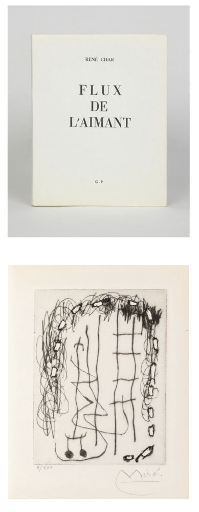 挿絵入り本 Miró - FLUX DE L’AIMANT