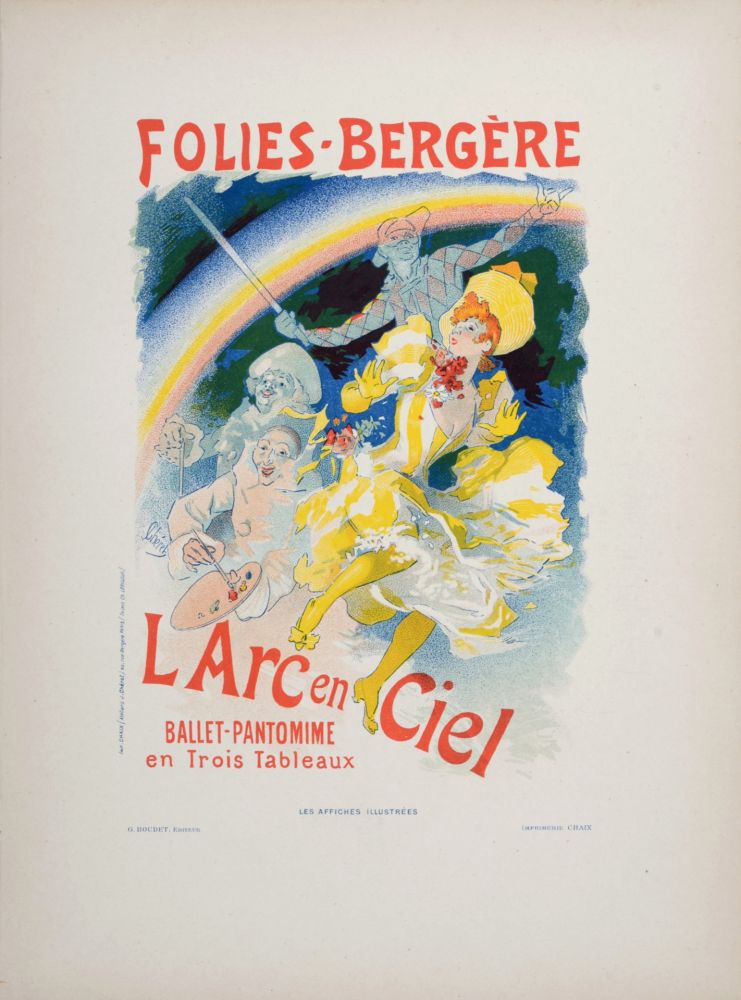 リトグラフ Cheret - Folies-Bergère : L’Arc en Ciel, 1896