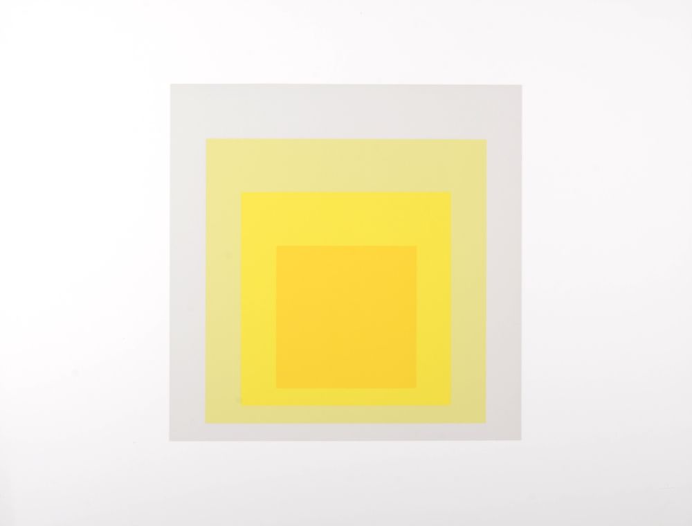 シルクスクリーン Albers - Formulation Articulation #D, 1972