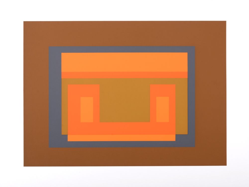 シルクスクリーン Albers - Formulation Articulation #G, 1972