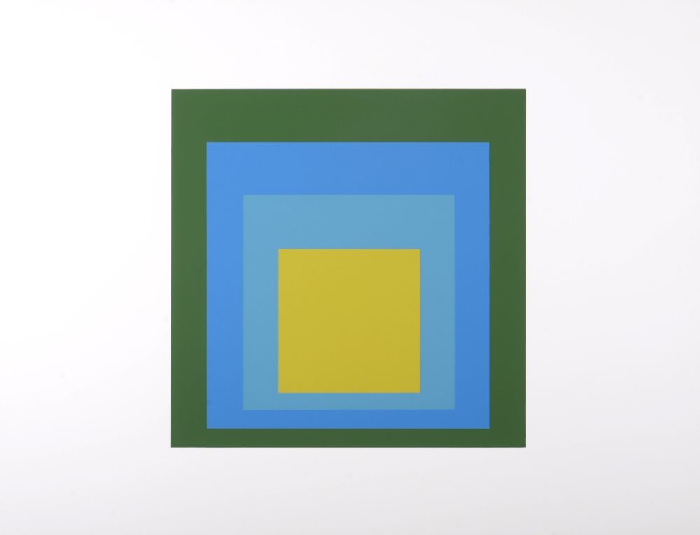 シルクスクリーン Albers - Formulation Articulation #H, 1972