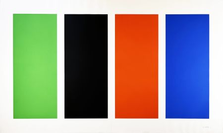 シルクスクリーン Kelly - Four Panels