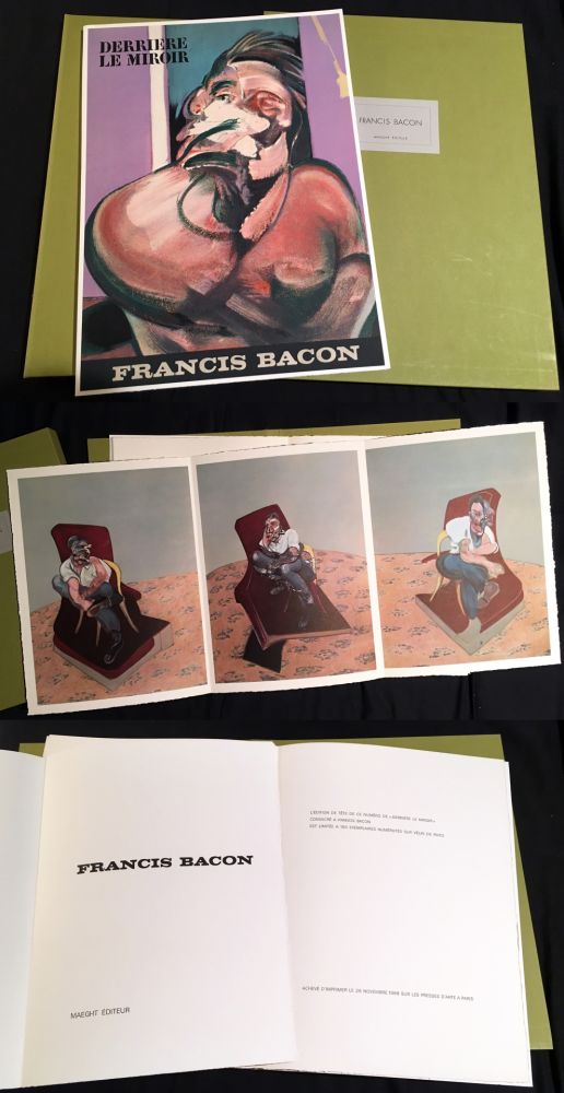 挿絵入り本 Bacon - FRANCIS BACON : DERRIÈRE LE MIROIR N° 162 (1966). TIRAGE DE LUXE SUR RIVES.
