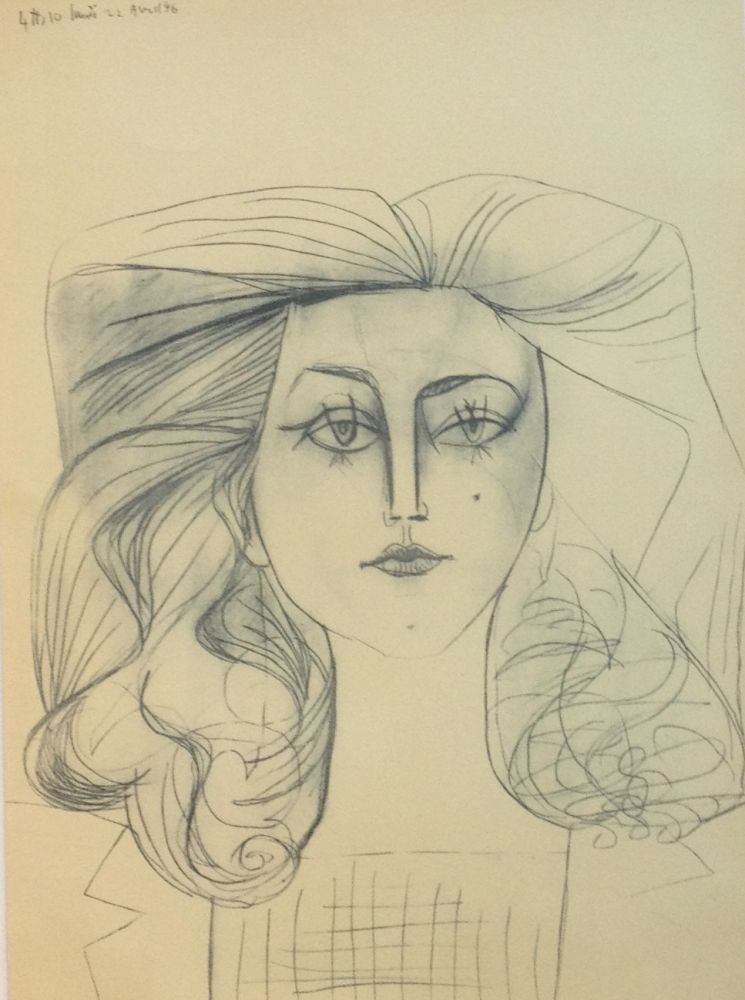 リトグラフ Picasso - Francoise Gilot 1