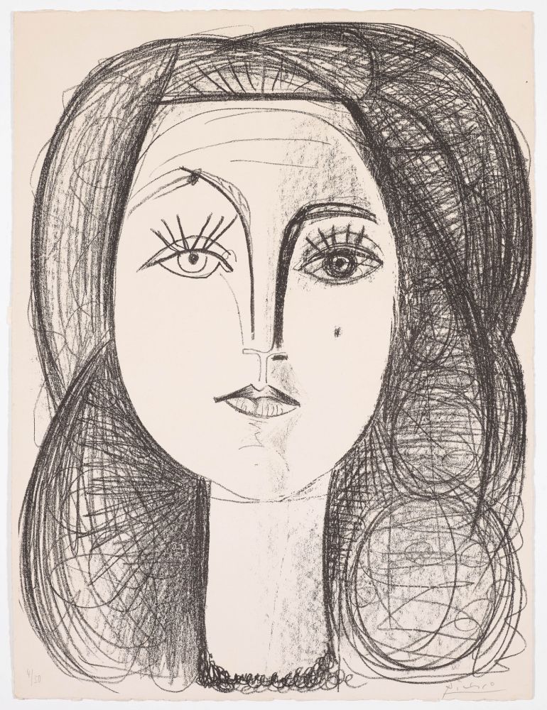 リトグラフ Picasso - Françoise 1946 