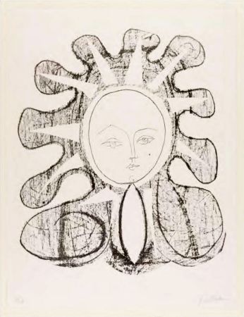 リトグラフ Picasso - Françoise en soleil