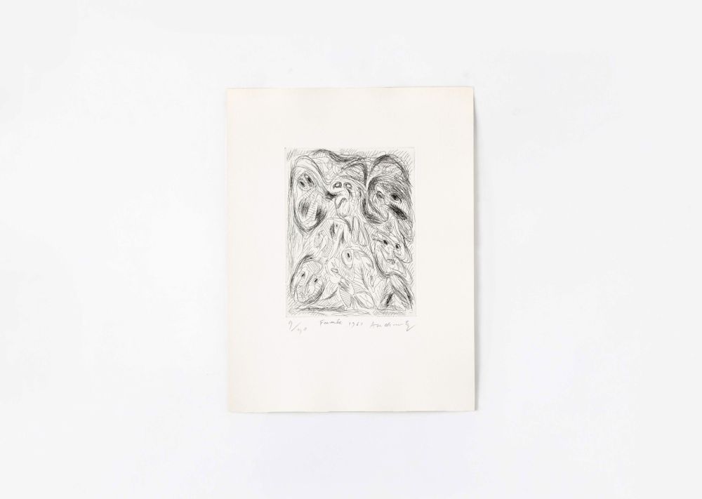 彫版 Alechinsky - Fumées