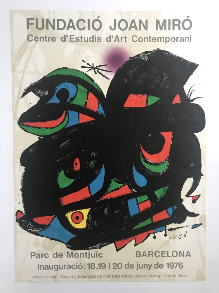 掲示 Miró - Fundació Joan Miró / Centre d'Estudis d'Art Contemporani