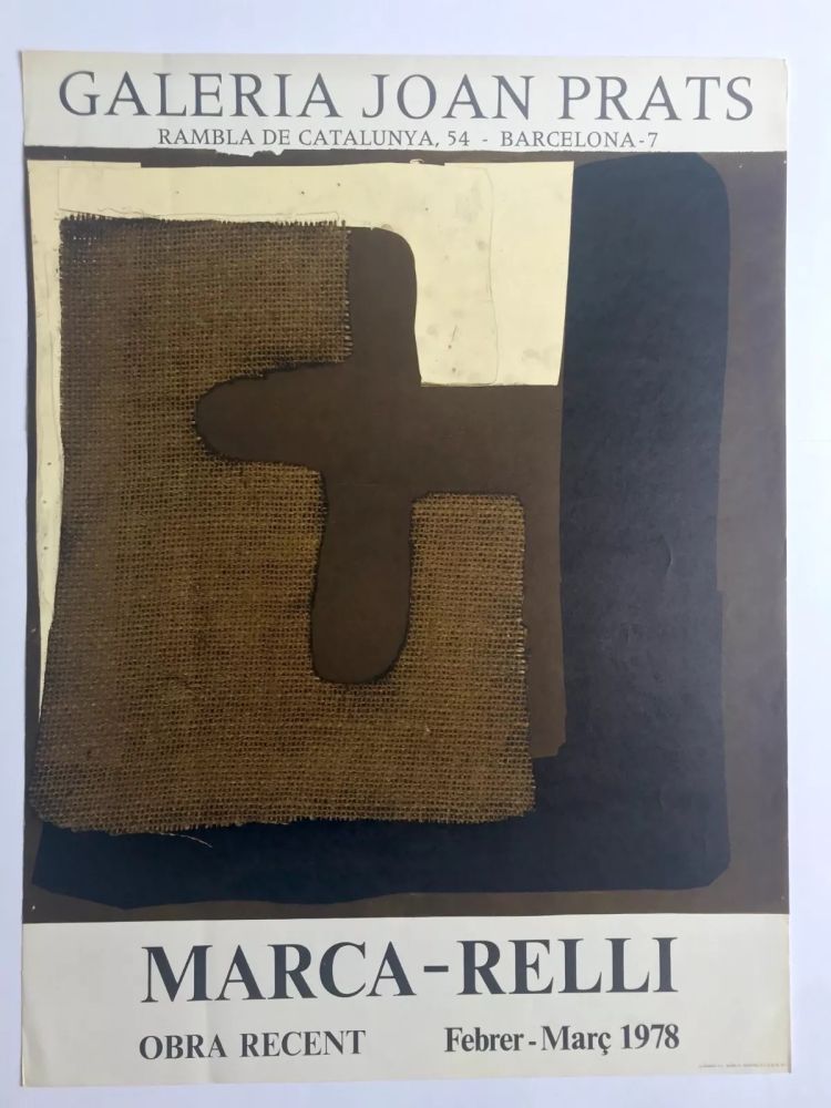 掲示 Marca Relli - Galeria Joan Prats