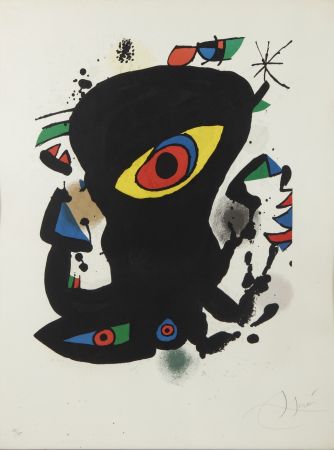 リトグラフ Miró - Galeria Maeght Barcelona ( Ref M 932 )