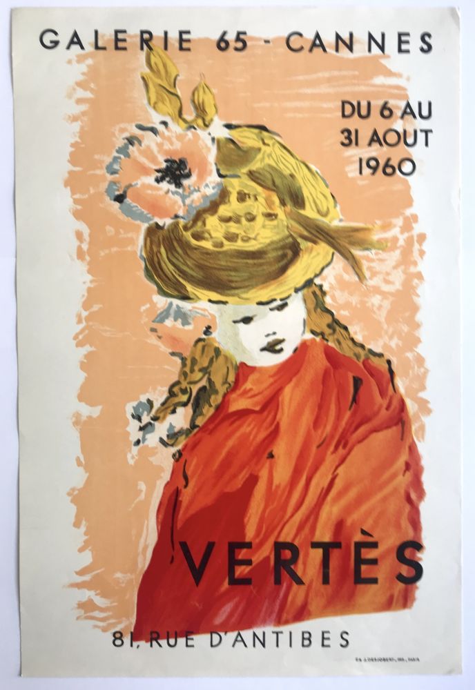 リトグラフ Vertes - Galerie 65 Cannes