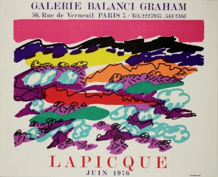 リトグラフ Lapicque - Galerie Balanci Grahan