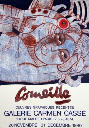 リトグラフ Corneille - Galerie Carmen Casse