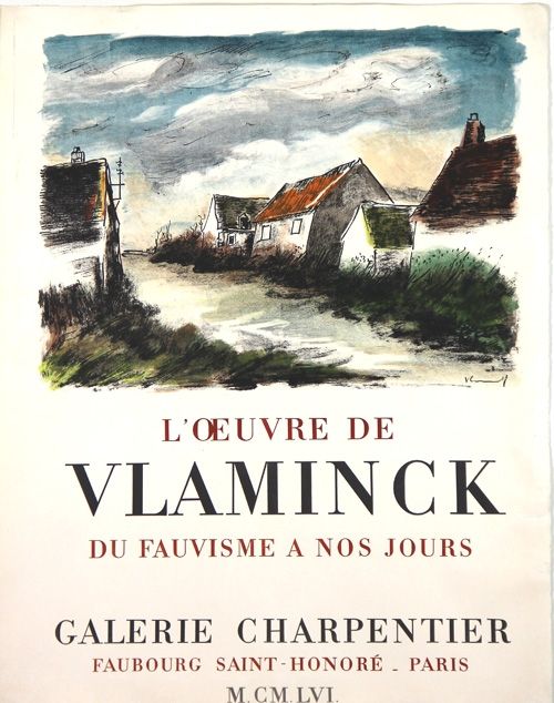 リトグラフ Vlaminck - Galerie Charpentier 