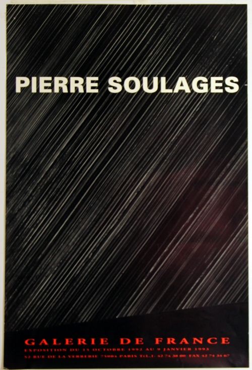 オフセット Soulages - Galerie de France