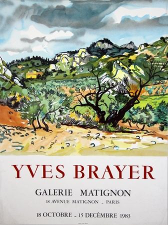 リトグラフ Brayer - Galerie de Matignon