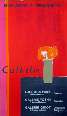 リトグラフ Cathelin - Galerie de Paris