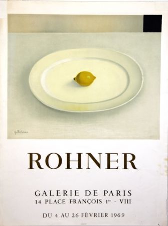 リトグラフ Rohner - Galerie de Paris