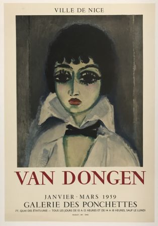 リトグラフ Van Dongen - Galerie des Ponchettes