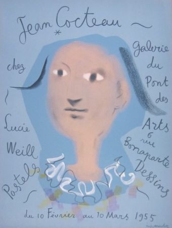 リトグラフ Cocteau - Galerie du Pont des Arts, chez Lucie Weill
