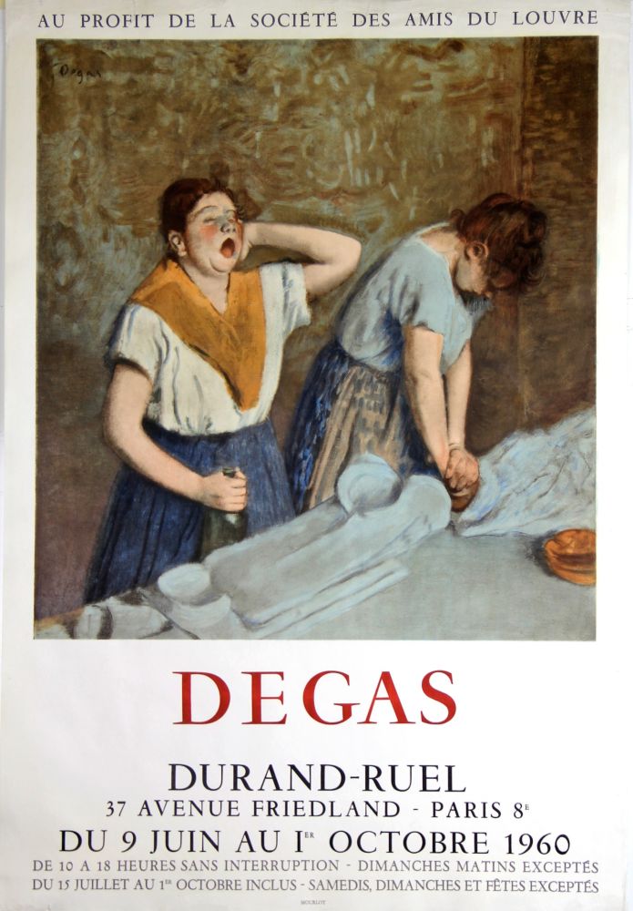 リトグラフ Degas - Galerie Durand -Ruel