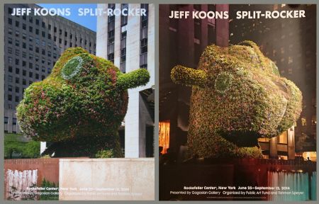掲示 Koons - '' Galerie Gagosian '' NYC