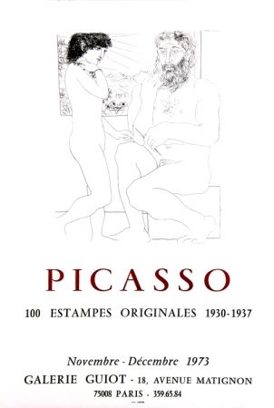 リトグラフ Picasso - Galerie Guiot 