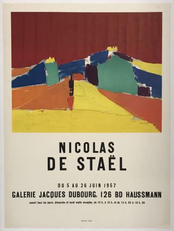 リトグラフ De Stael - Galerie Jacques Dubourg