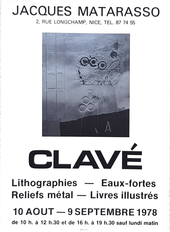 オフセット Clavé - Galerie Jacques Matarosso 